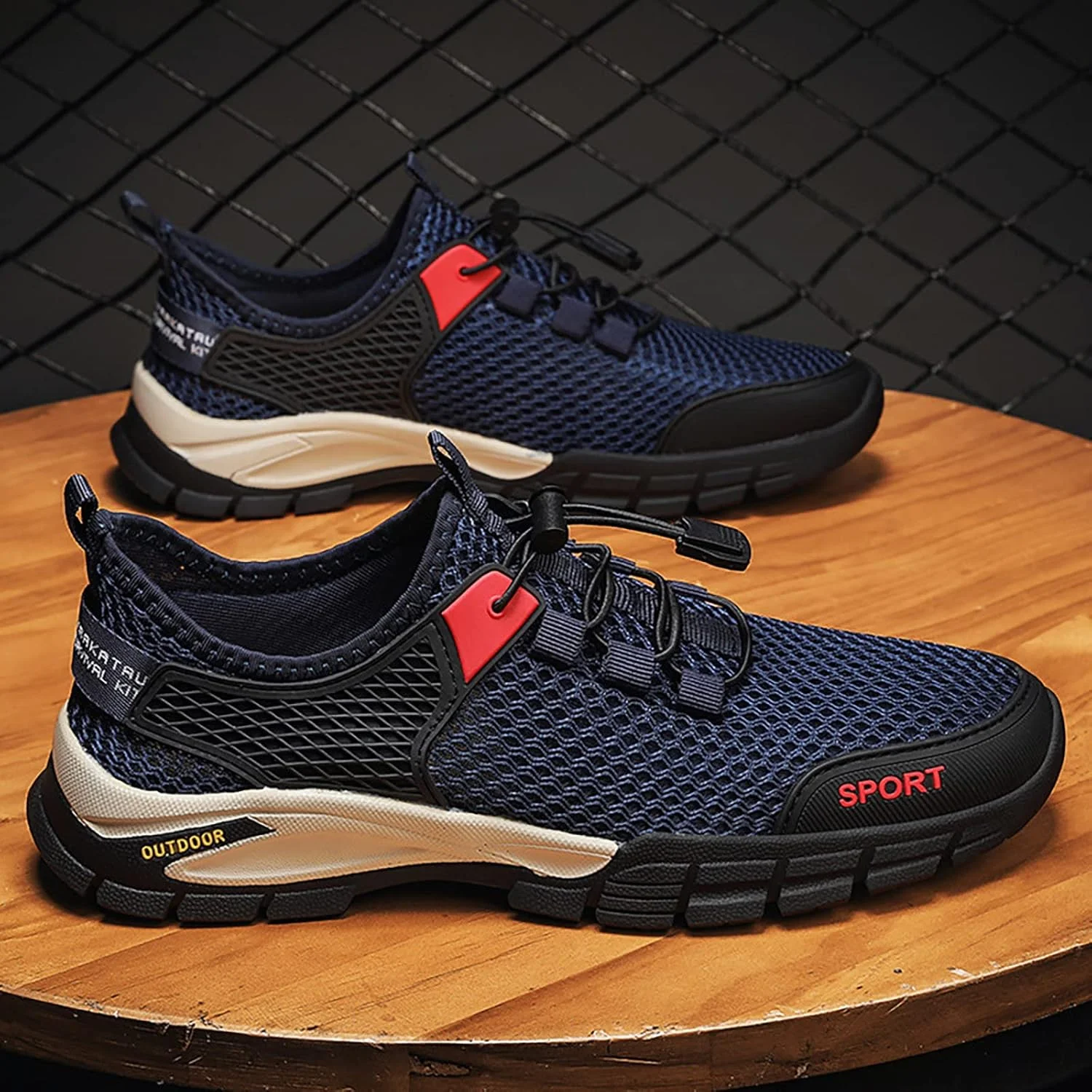 کفش‌های توری مردانه SilkSerai، کفش‌های کتانی سبک وزن و تنفسی برای استفاده روزمره
