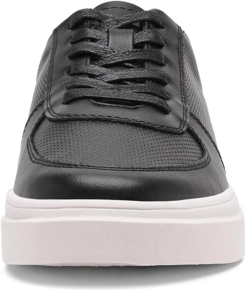 کفش‌های کتانی مردانه SKYRRA، کفش‌های چرمی رسمی مشکی راحت و سبک کلاسیک مناسب رانندگی