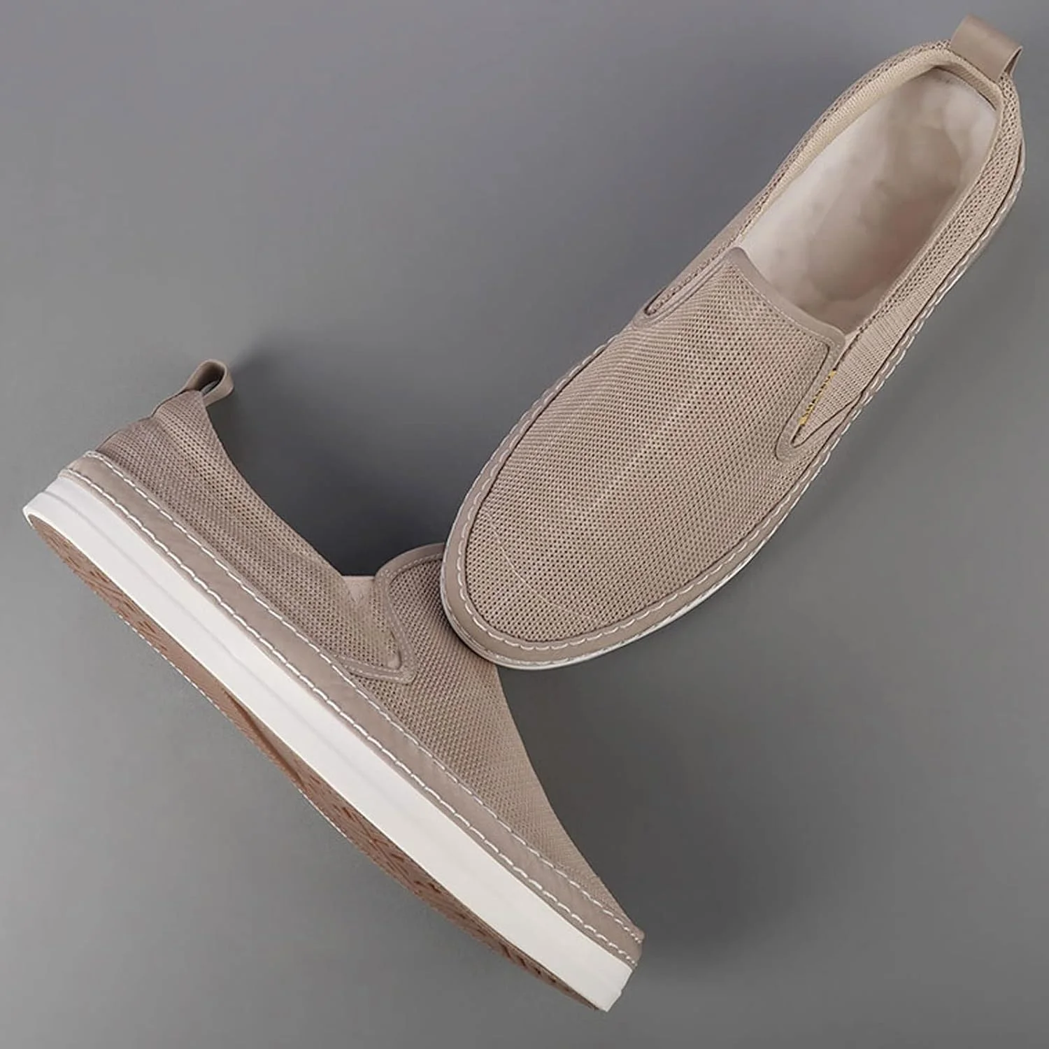 کفش های کتانی مردانه SKYRRA، کفش های بدون بند مردانه، کفش های بوم مردانه، بهاری، پاییزی، تنفس پذیر و راحت