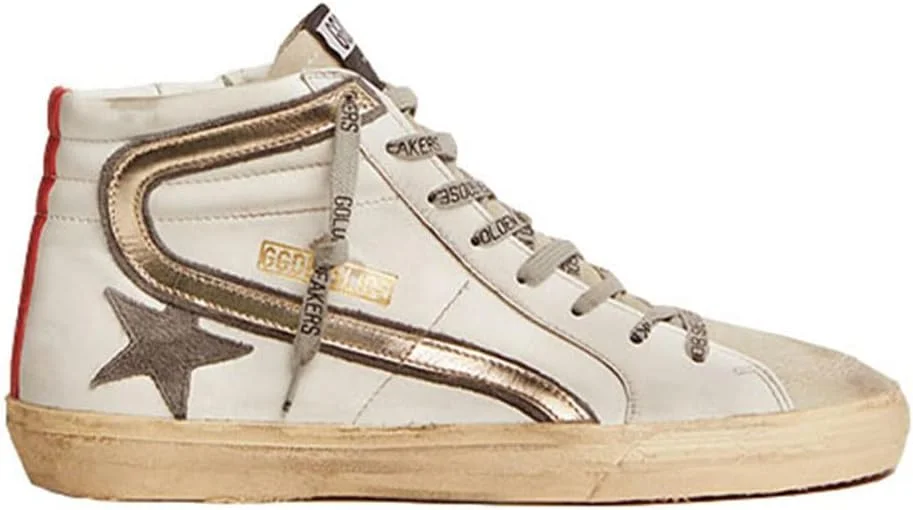 کفش‌های کتانی لایت مردانه گلدن گوس، کفش‌های ورزشی تخت چرمی رترو محبوب، نرم و سبک