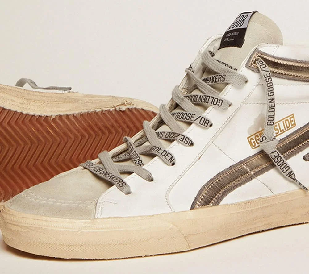 کفش‌های کتانی لایت مردانه گلدن گوس، کفش‌های ورزشی تخت چرمی رترو محبوب، نرم و سبک