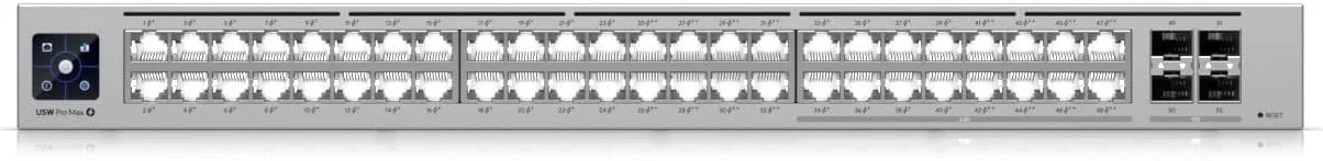 یوبیکیوتی نتورکس 48+4 پورت UniFi USW-PRO-Max-48-PoE PoE++ 720W M RM یوبیکیوتی نتورکس 48+4 پورت UniFi USW-PRO-Max-48-PoE PoE++ 720W M RM