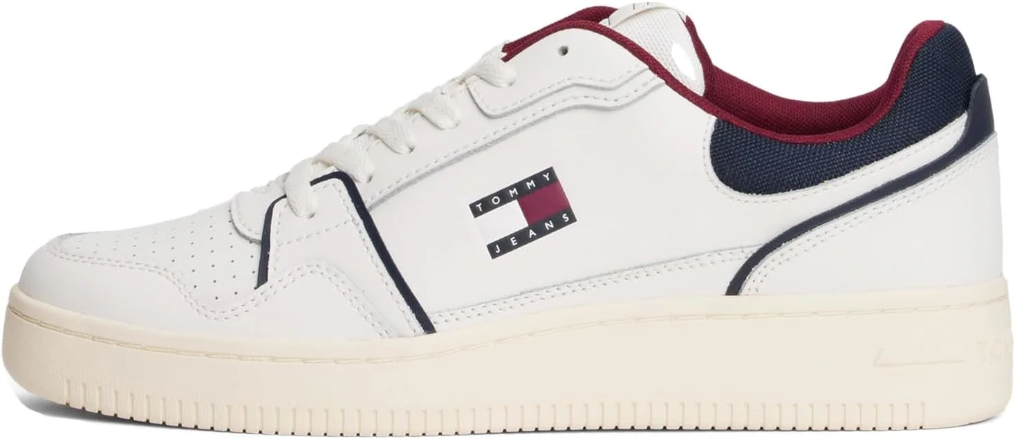 کفش مردانه تامی جینز مدل Tjm Retro Basket Em0em01610 با ساق کوتاه