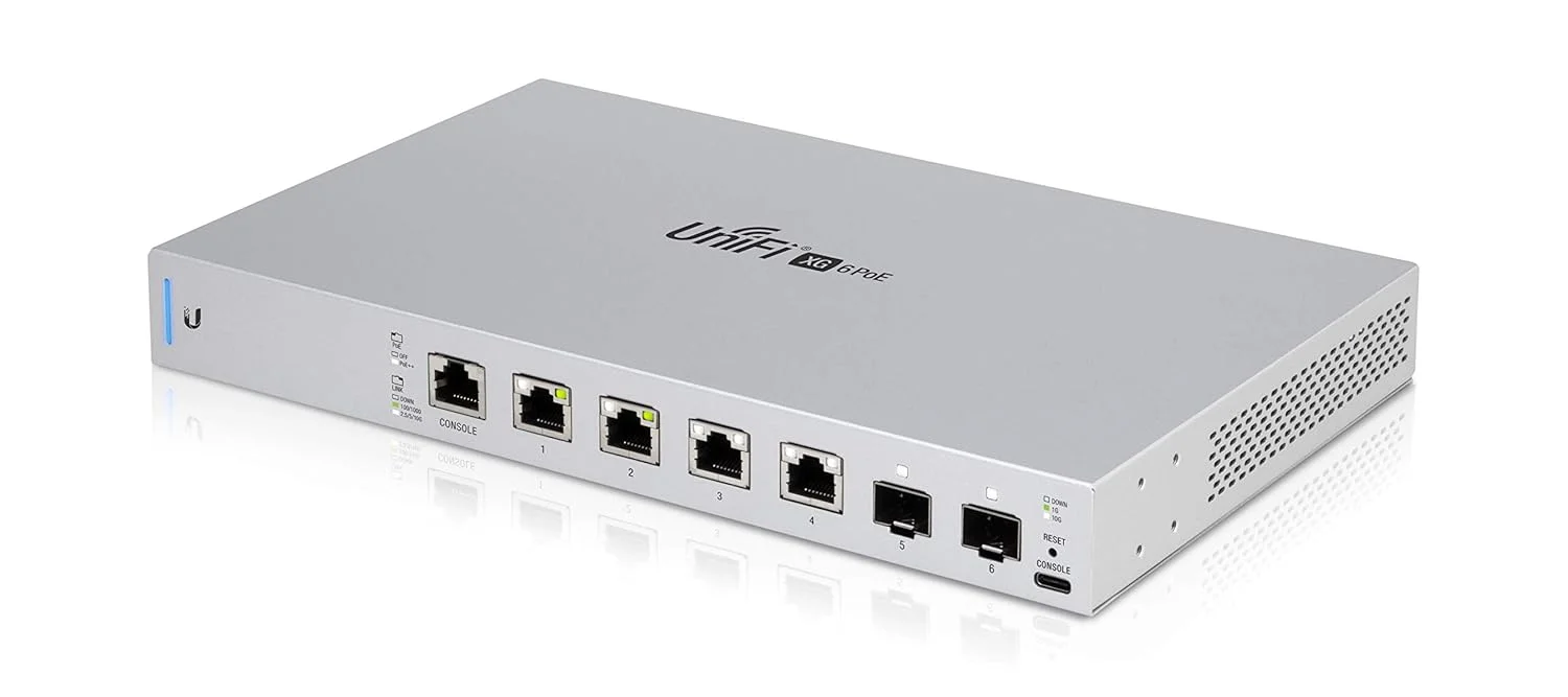 سوییچ 6 پورت 10 گیگابیتی UniFi از Ubiquiti Networks