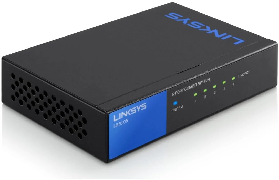 سوئیچ غیر مدیریتی 5 پورت LINKSYS، مدل LGS105-EU