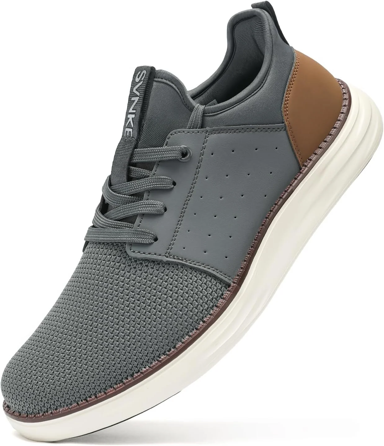 کفش مردانه بدون بند SVNKE، کفش های کتانی شیک و راحت برای پیاده روی و استفاده روزمره
