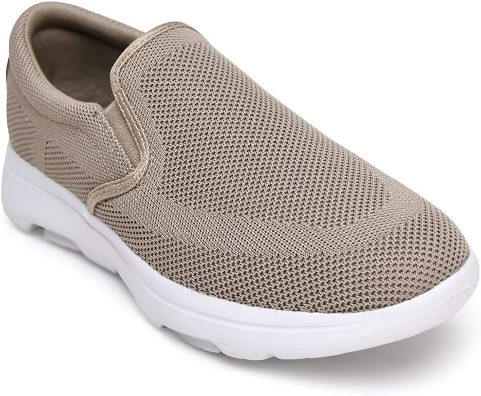 کفش‌های کالج مردانه تیوسیبون، راحت، سبک وزن، مناسب پیاده‌روی و رانندگی، مدل کتانی 2036 خاکی، سایز 39.5 اروپا