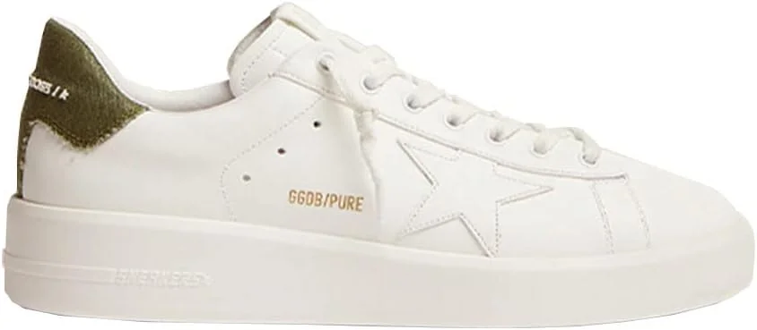 کفش مردانه گلدن گوس، کتانی سفید، ضد لغزش، کفش ورزشی راحت و بند دار