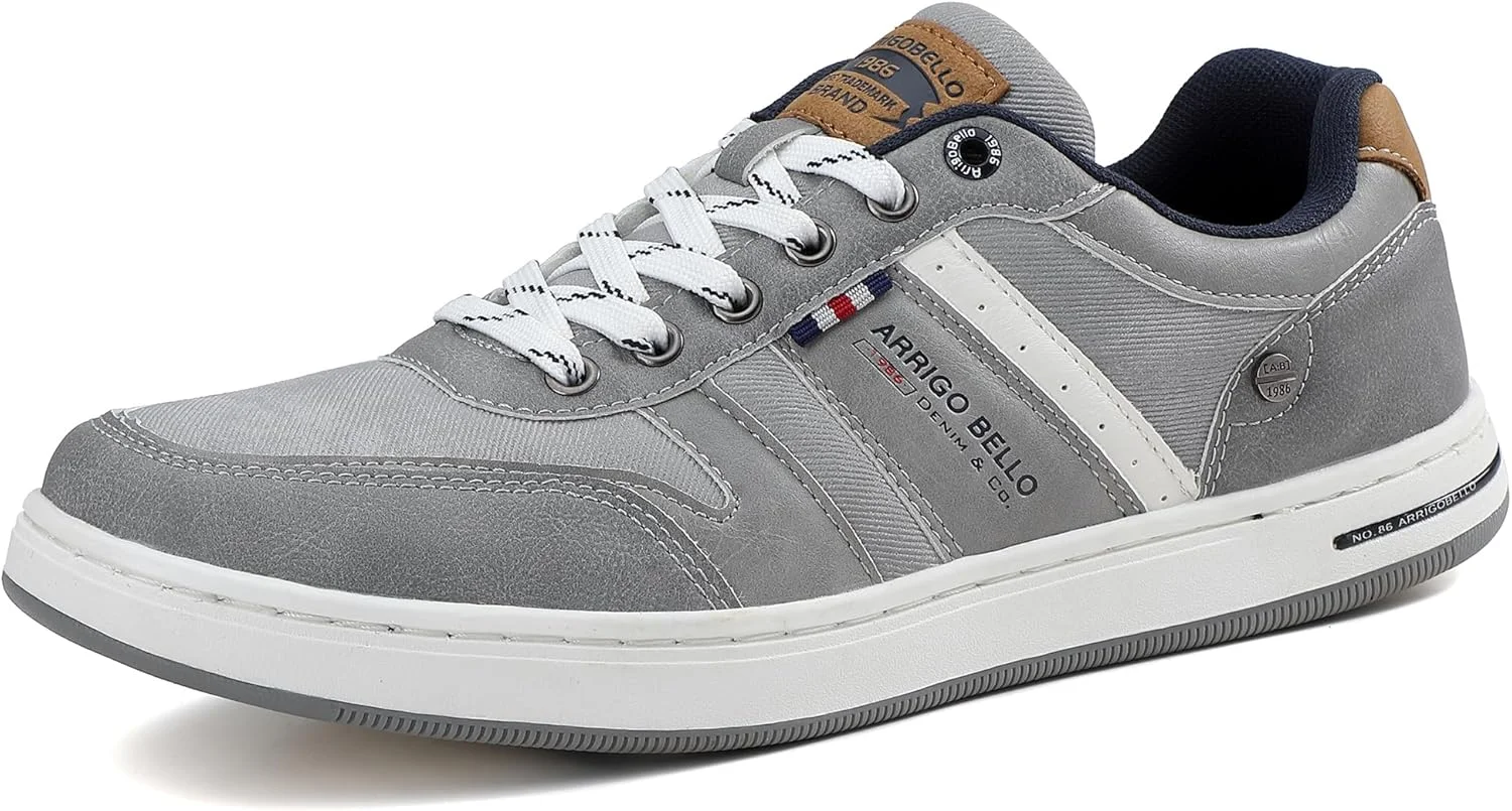 کفش کتانی مردانه آریگو بلو، بند دار، سبک وزن، راحت، چرمی، سایز 41-46