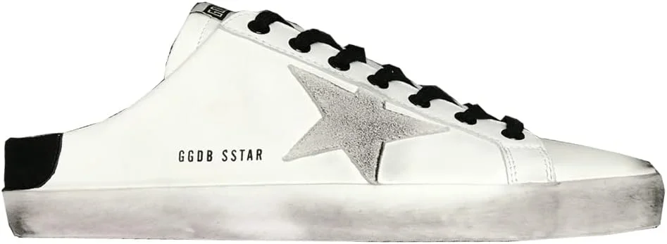 کفش های کتانی مردانه گلدن گوس، شیک، راحت، تنفسی، دمپایی های لاستیکی، کفش های مولر چرمی کلاسیک