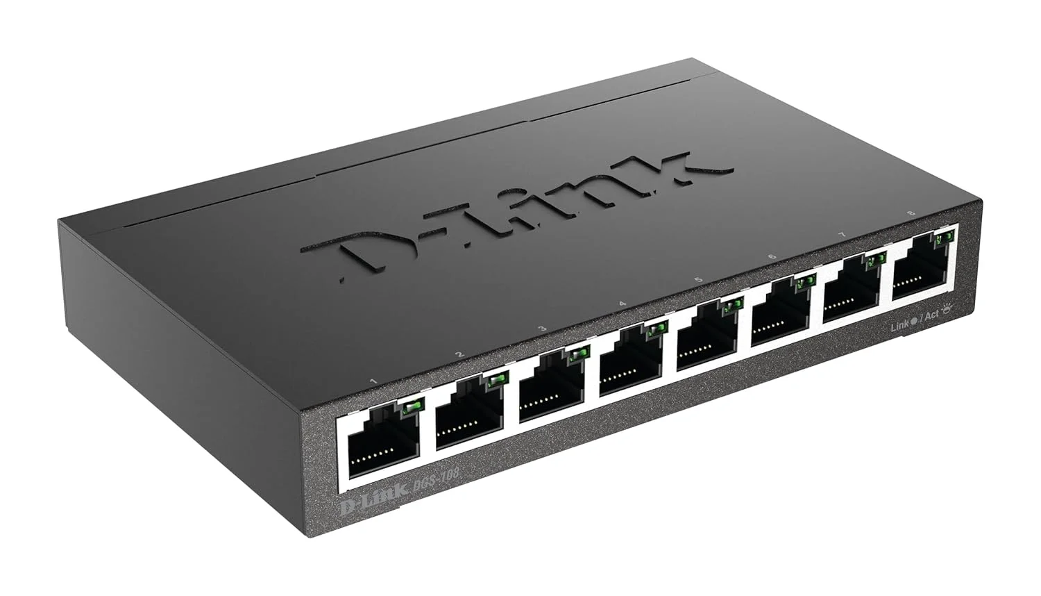 سوییچ رومیزی غیر مدیریتی 8 پورت گیگابیتی دی لینک مدل DGS 108, DGS-108/B سوییچ رومیزی غیر مدیریتی 8 پورت گیگابیتی دی لینک مدل DGS 108, DGS-108/B