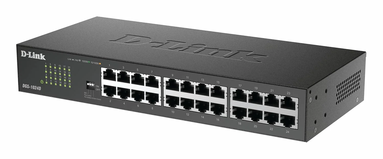 دی-لینک - DGS-1024D/E - سوئیچ گیگابیتی غیر مدیریتی رومیزی سبز 24 پورت 10/100/1000Base-T دی-لینک - DGS-1024D/E - سوئیچ گیگابیتی غیر مدیریتی رومیزی سبز 24 پورت 10/100/1000Base-T