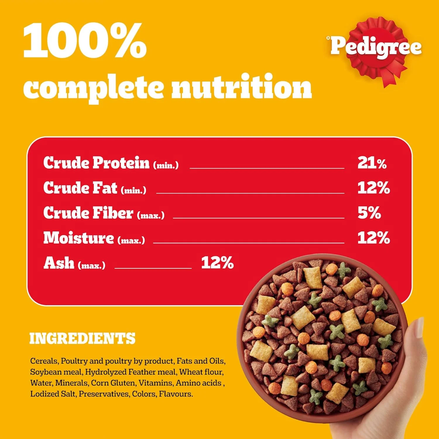 غذای خشک سگ پدیگری، مخصوص سگ های بالغ نژاد کوچک، طعم گوشت گاو، بره و سبزیجات، 1.5 کیلوگرم، غذای خشک کامل و متعادل برای سگ های بالغ نژاد کوچک 9 ماهه و بالاتر غذای خشک سگ پدیگری، مخصوص سگ های بالغ نژاد کوچک، طعم گوشت گاو، بره و سبزیجات، 1.5 کیلوگرم، غذای خشک کامل و متعادل برای سگ های بالغ نژاد کوچک 9 ماهه و بالاتر