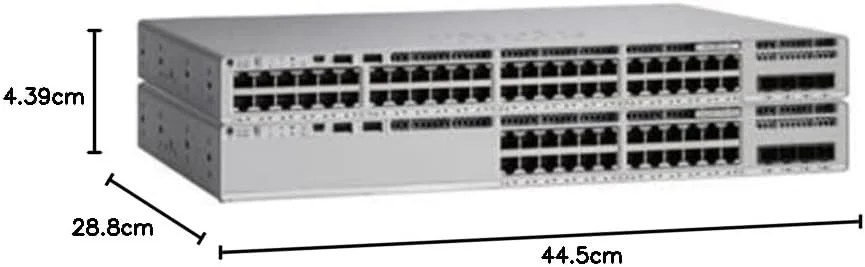 سوییچ سیسکو Catalyst 9200L با 24 پورت دیتا و 4 پورت 1G