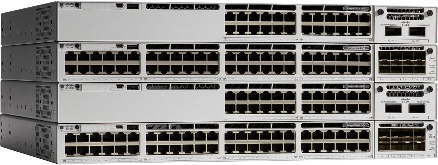 سوییچ اترنت سیسکو کاتالیست C9300-48UXM-E