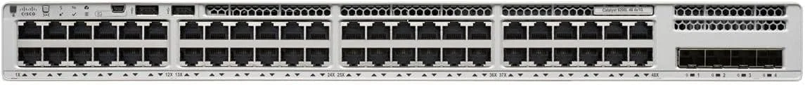 سوییچ سیسکو Cat 9200L با 48 پورت دیتا و 4 پورت 1G شبکه