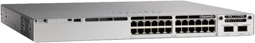 سوییچ سیسکو کاتالیست 9300 با 24 پورت mgig و ملزومات شبکه upoe (C9300-24UX-E)