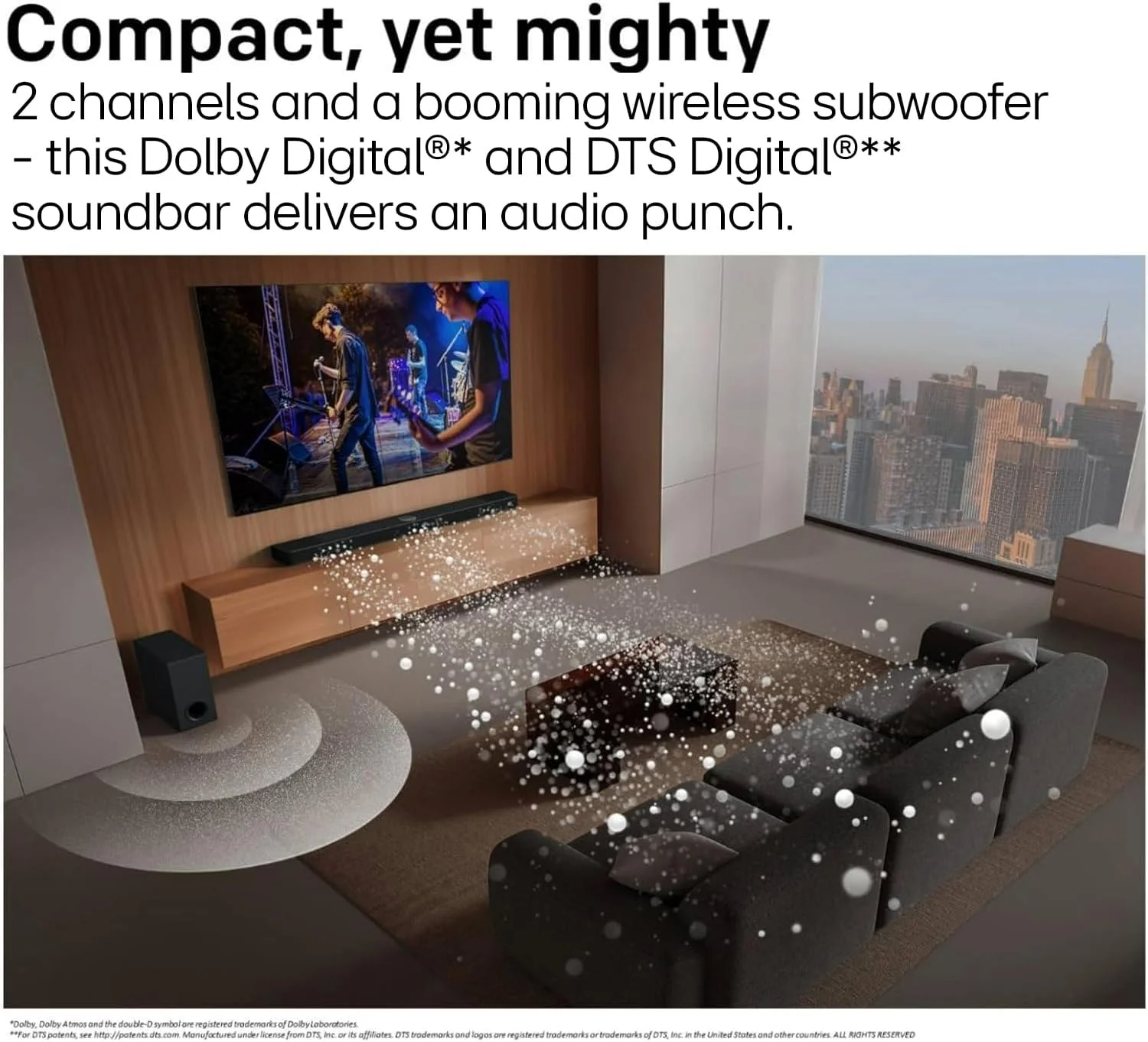 ال جی S40T ساندبار 2.1 کاناله با ساب ووفر بی سیم، TV Synergy، رابط Wow، AI Sound Pro (مدل جدید 2024) ال جی S40T ساندبار 2.1 کاناله با ساب ووفر بی سیم، TV Synergy، رابط Wow، AI Sound Pro (مدل جدید 2024)