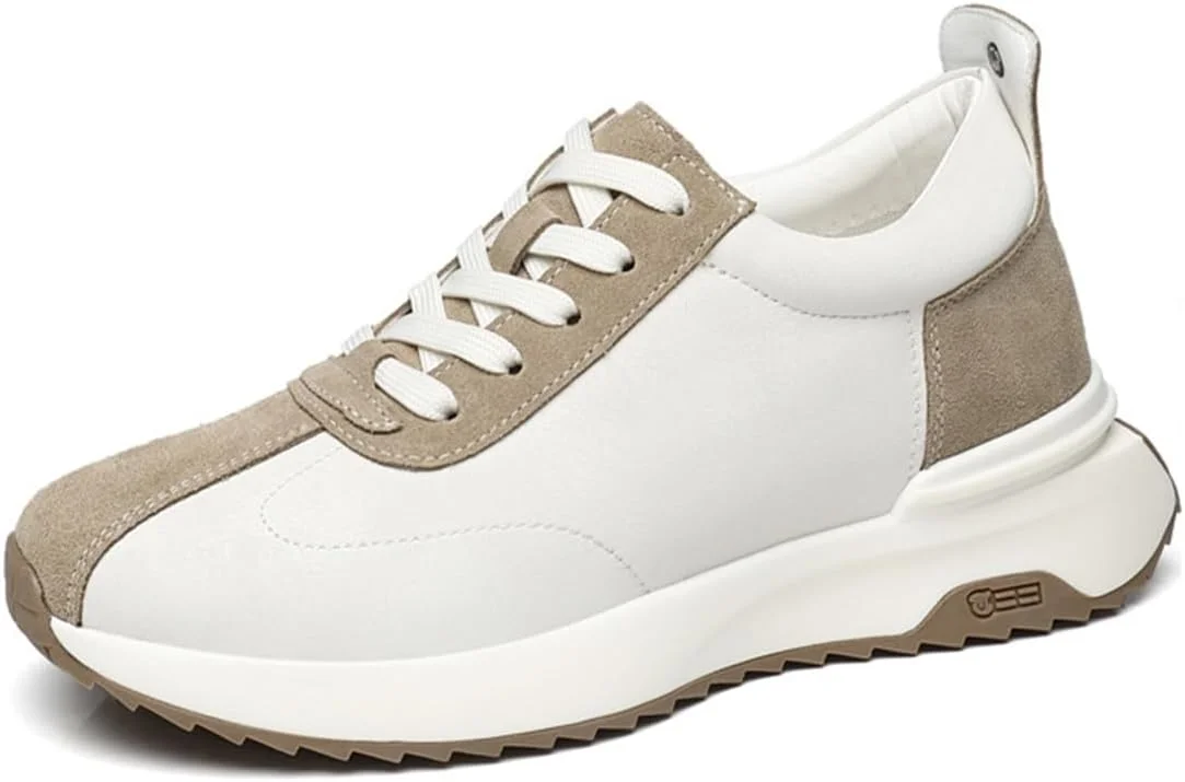 کفش‌های کتانی مردانه TUMAHE، مدل فشن، دارای پلتفرم کلاسیک، مناسب پیاده‌روی، راحت و غیررسمی با افزایش قد پنهان