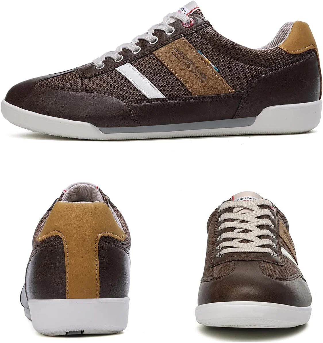 کفش کتانی مردانه آریگو بلو، کفش های غیر لغزنده بند دار، کفش ورزشی راحت، کفش تنفسی، سایز 41-46