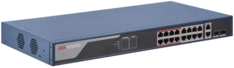 سوئیچ هوشمند مدیریتی 16 پورت 100Mbps POE هایک ویژن مدل DS-3E1318P-EI - 301802304