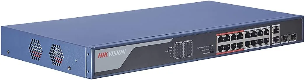 سوئیچ غیر مدیریتی 16 پورت فست اترنت PoE هایک ویژن مدل DS-3E0318P-E(B) سوئیچ غیر مدیریتی 16 پورت فست اترنت PoE هایک ویژن مدل DS-3E0318P-E(B)