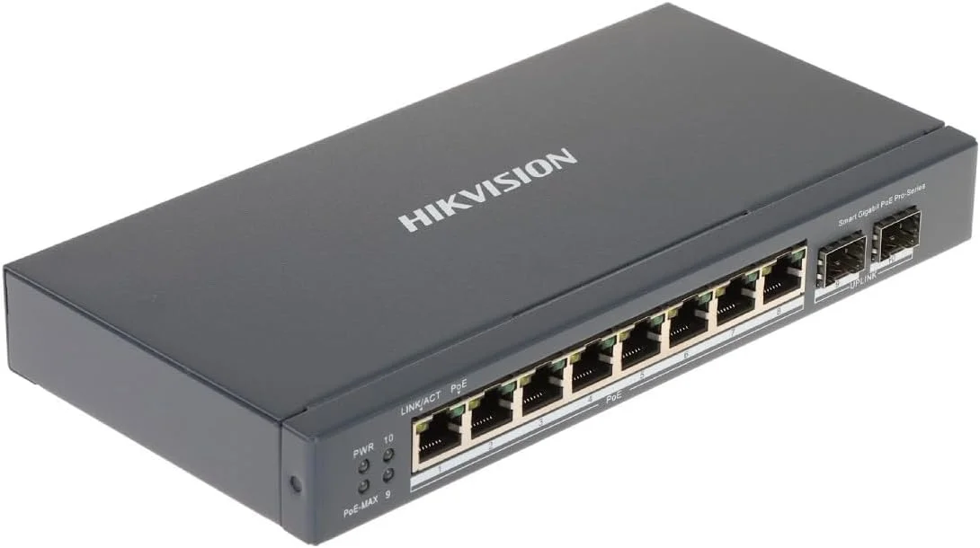 سوئیچ 8 پورت گیگابیتی PoE هایک ویژن مدل DS-3E1510P-SI با 2 پورت آپلینک 802.3 Af/at سوئیچ 8 پورت گیگابیتی PoE هایک ویژن مدل DS-3E1510P-SI با 2 پورت آپلینک 802.3 Af/at