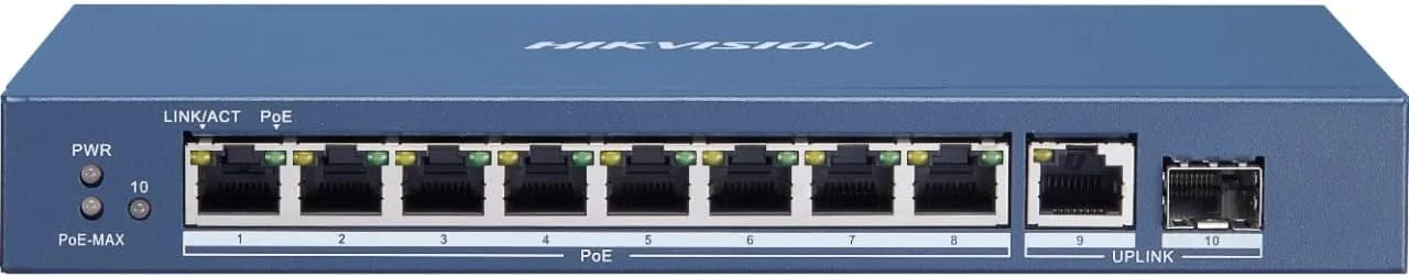 سوئیچ غیر مدیریتی 8 پورت گیگابیتی POE هایک ویژن مدل DS-3E0510P-E/M، سازگار با JK Vision Bnc سوئیچ غیر مدیریتی 8 پورت گیگابیتی POE هایک ویژن مدل DS-3E0510P-E/M، سازگار با JK Vision Bnc