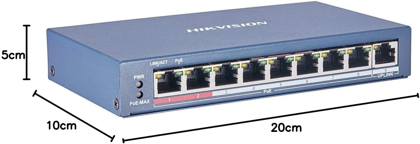 سوئیچ PoE لایه 2 100M هایک ویژن مدل DS-3E0109P-E/M(B)، مبتنی بر ارسال با سرعت سیم، پشتیبانی از منبع تغذیه PoE اترنت و حالت توسعه، فاصله منبع تغذیه به 250 متر می رسد. سوئیچ PoE لایه 2 100M هایک ویژن مدل DS-3E0109P-E/M(B)، مبتنی بر ارسال با سرعت سیم، پشتیبانی از منبع تغذیه PoE اترنت و حالت توسعه، فاصله منبع تغذیه به 250 متر می رسد.