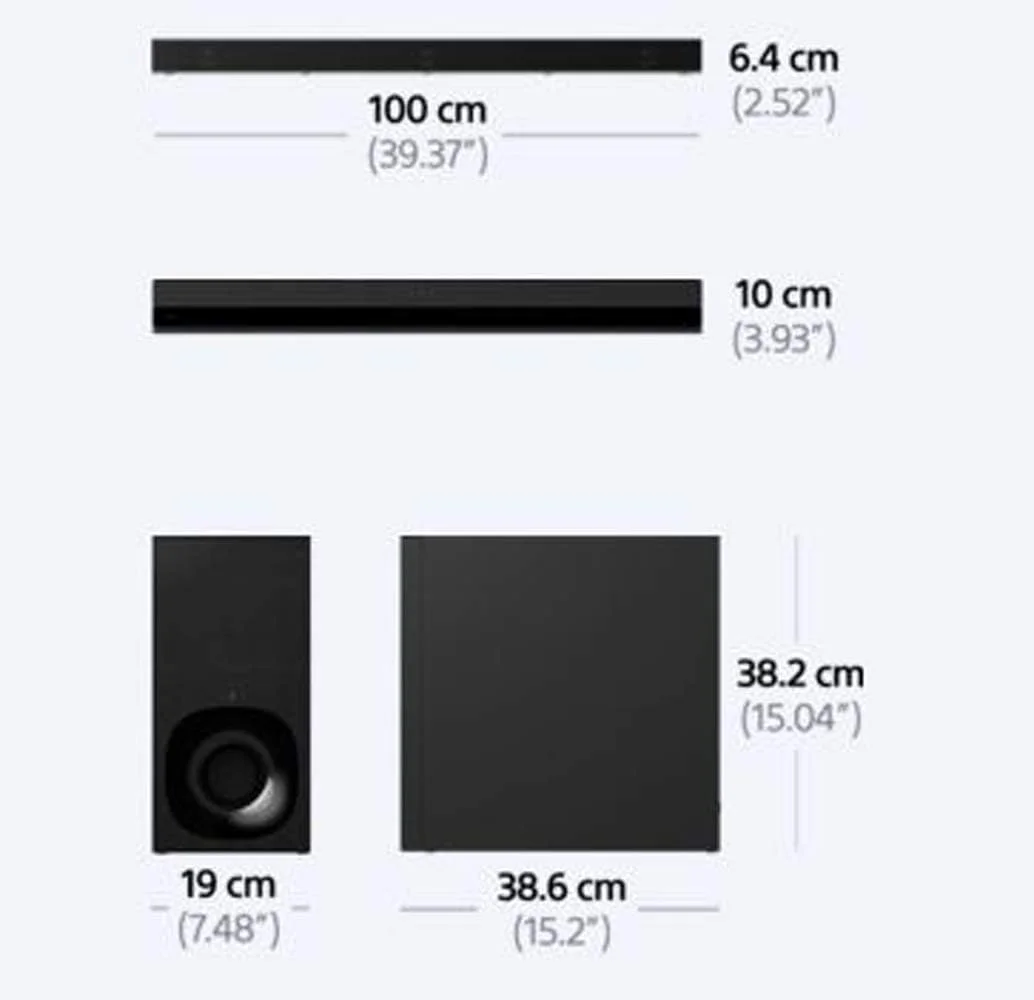 ساندبار 3.1 کاناله سونی Z9F با Dolby Atmos و ساب ووفر بی سیم (HT-Z9F)