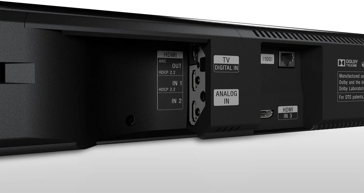 ساندبار سونی HTNT3 با توان 450 وات و صدای Hi-Res به همراه ساب ووفر بی سیم ساندبار سونی HTNT3 با توان 450 وات و صدای Hi-Res به همراه ساب ووفر بی سیم