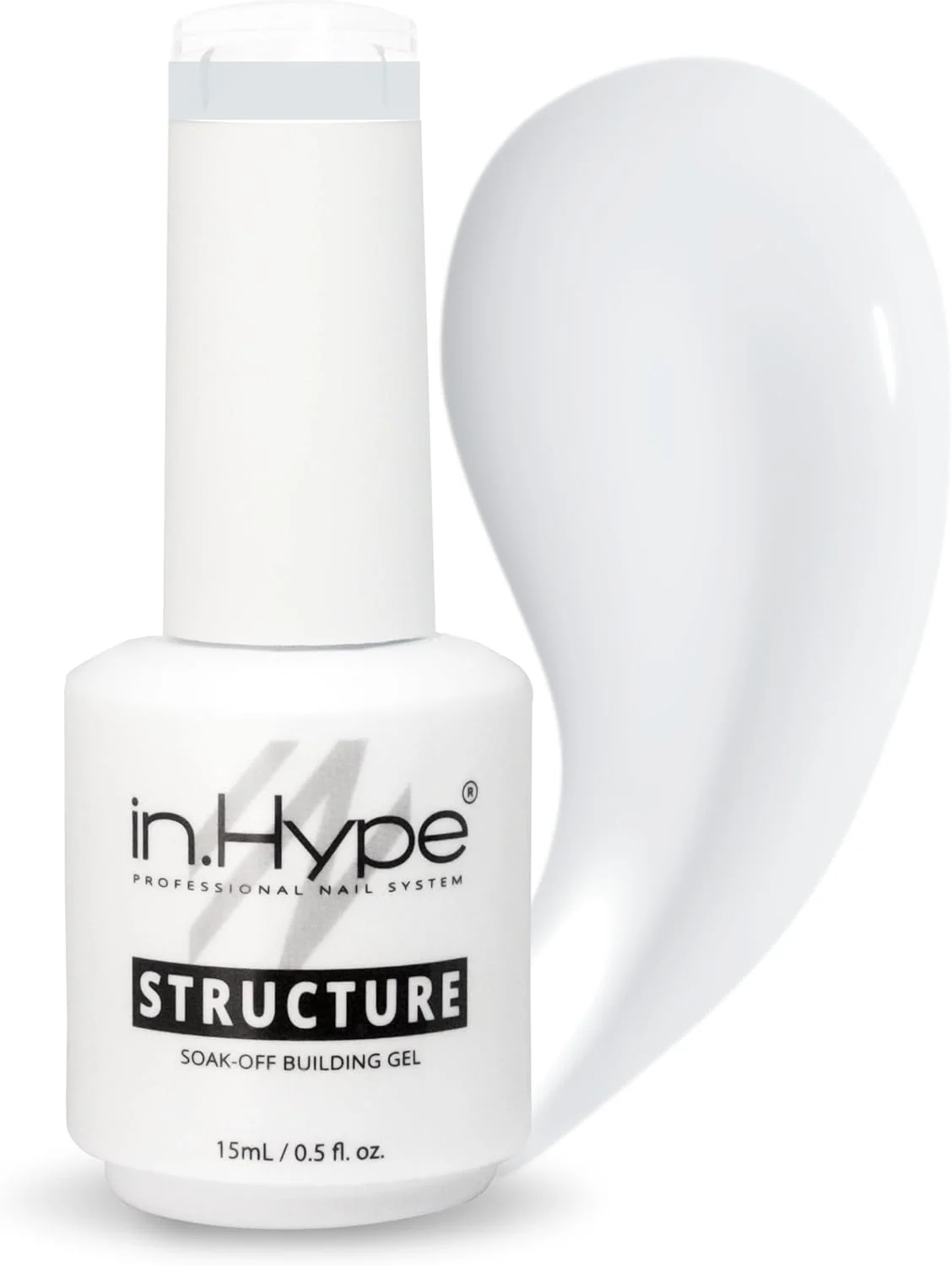 ژل سازنده/سخت کننده ساختار IN.HYPE (BIAB) در بطری برای تقویت/روکش/محکم کردن ناخن (سفید شیری) ژل سازنده/سخت کننده ساختار IN.HYPE (BIAB) در بطری برای تقویت/روکش/محکم کردن ناخن (سفید شیری)