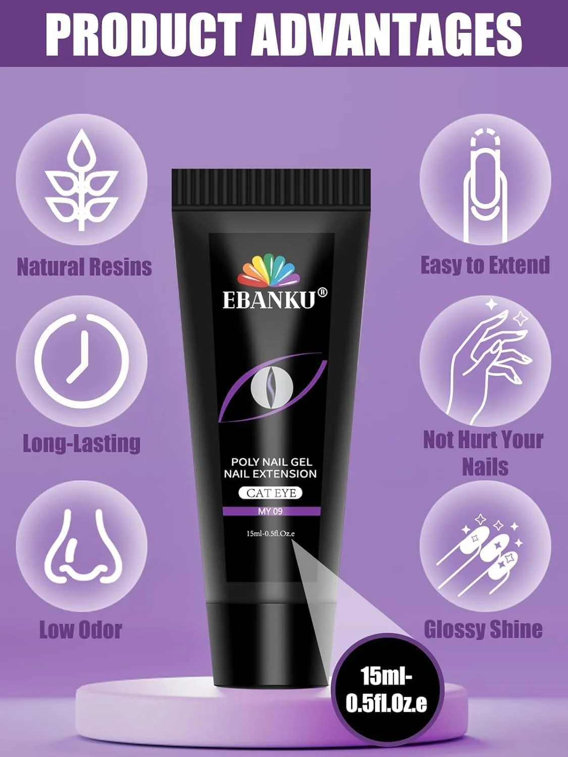 کاشت ناخن با پلی ژل کالولاری، 8 رنگ پلی ژل، ژل سازنده ناخن، پلی ژل حرفه ای برای مانیکور ناخن در خانه کاشت ناخن با پلی ژل کالولاری، 8 رنگ پلی ژل، ژل سازنده ناخن، پلی ژل حرفه ای برای مانیکور ناخن در خانه