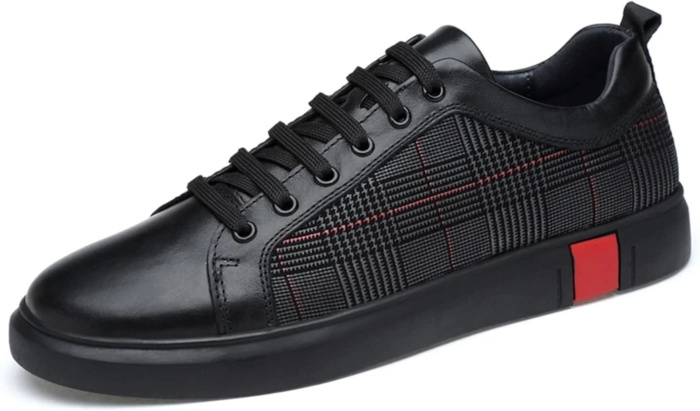 کفش های رسمی مردانه ZEKOLO، کفش های مردانه چرمی اصل، کفش های کتانی کلاسیک و همه کاره، کفش های تخت تنفسی مناسب فضای باز، کفش های غیر رسمی لوکس مردانه (رنگ: Hortel، سایز: 42)