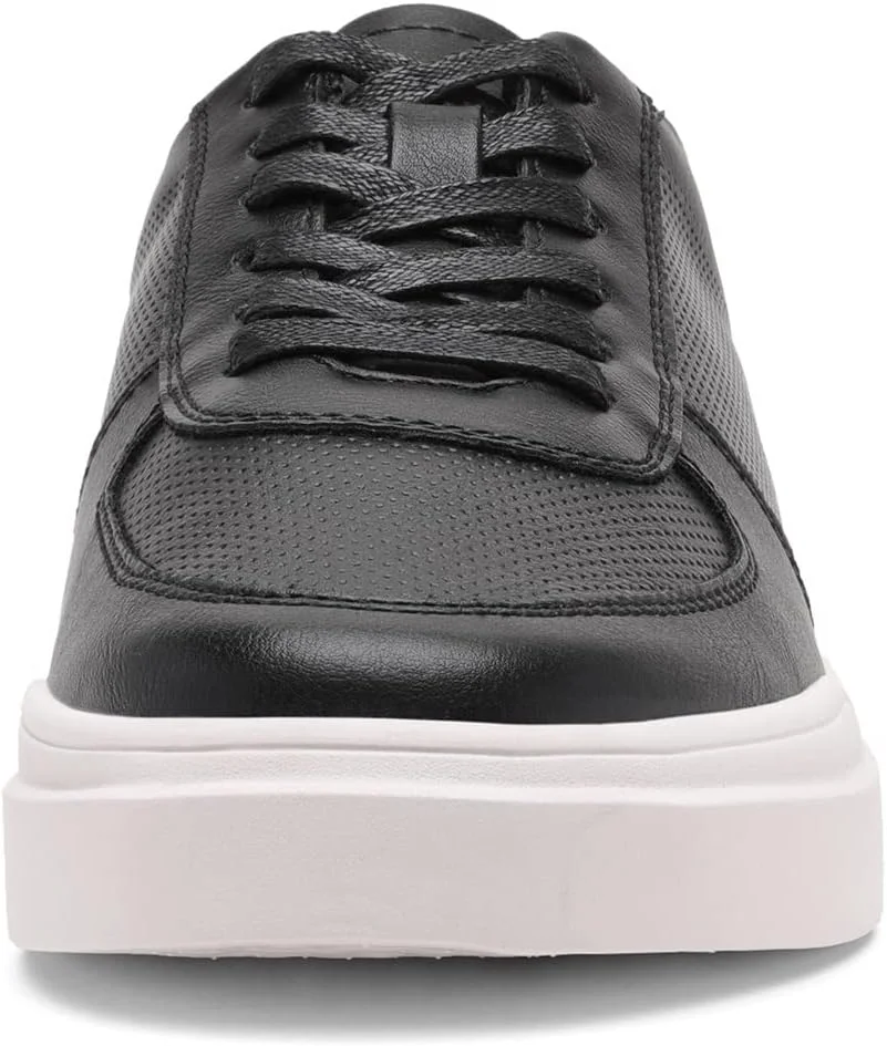 کفش رسمی مردانه ZEKOLO، کفش کتانی چرمی غیر رسمی مردانه مشکی، سبک وزن، کلاسیک، راحت (رنگ: سفید، سایز: 10 US)