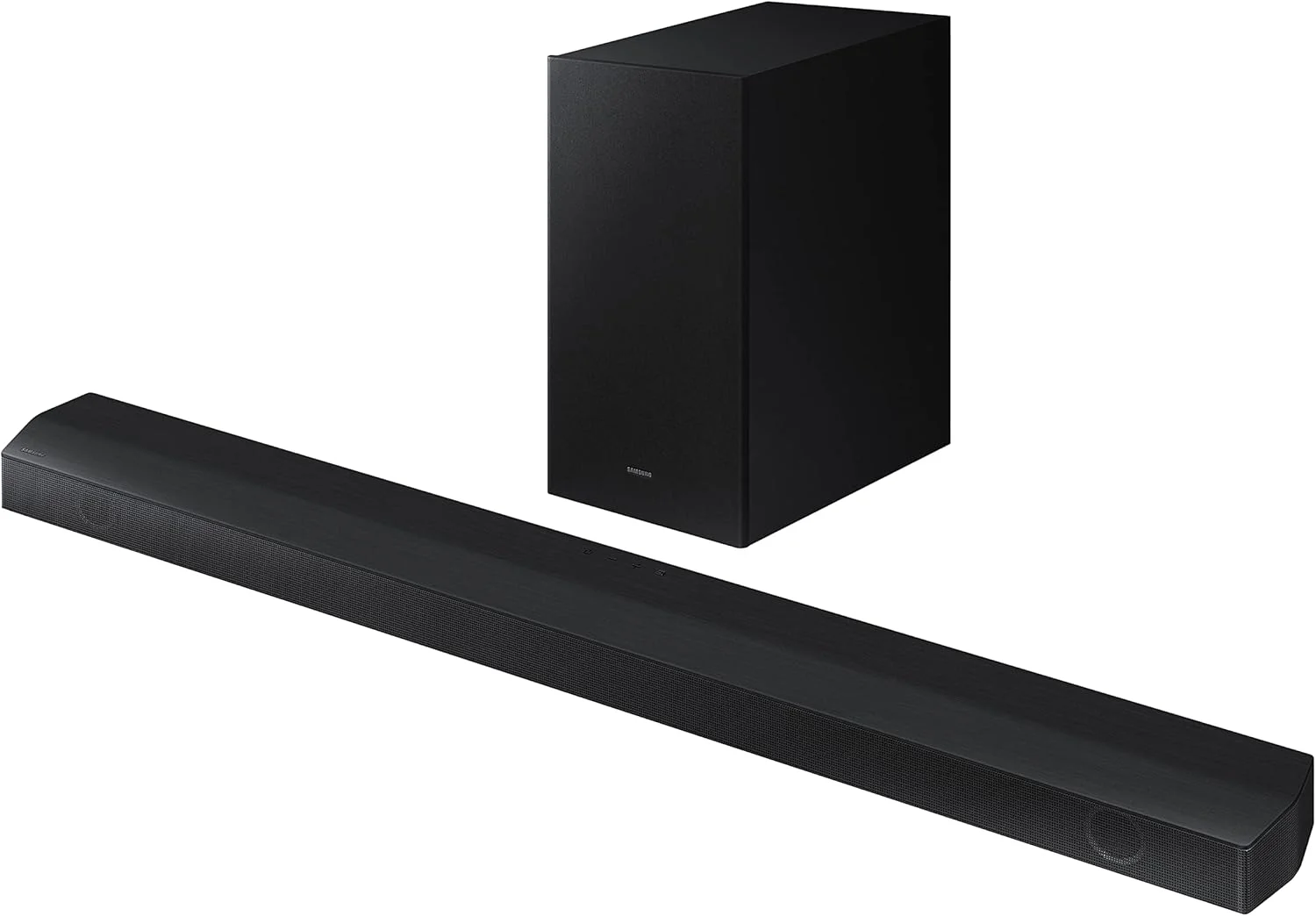 ساندبار بی سیم 3.1 کاناله سامسونگ با Dolby Digital/DTS Virtual:X، ساب ووفر داخلی، اتصال بلوتوث، مشکی - HW-B650/SA ساندبار بی سیم 3.1 کاناله سامسونگ با Dolby Digital/DTS Virtual:X، ساب ووفر داخلی، اتصال بلوتوث، مشکی - HW-B650/SA