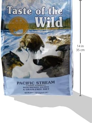 غذای خشک سگ بالغ طعم طبیعت، بدون غلات، پروتئین بالا، جریان اقیانوس آرام - ماهی سالمون دودی - 2 کیلوگرم