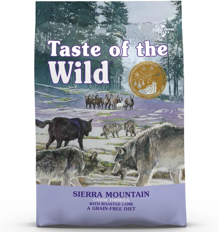 غذای خشک سگ Taste of the Wild مدل Sierra Mountain Canine (بره کبابی) 5.6 کیلوگرمی