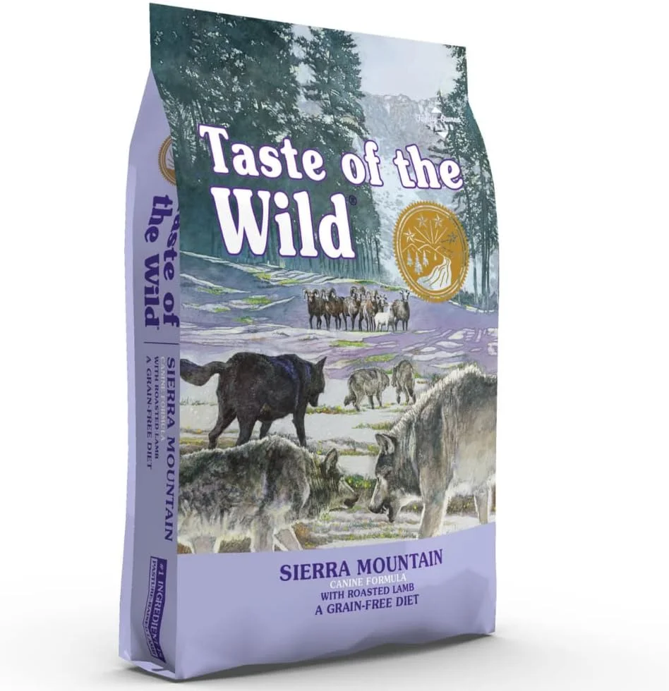 غذای خشک سگ Taste of the Wild مدل Sierra Mountain Canine (بره کبابی) 5.6 کیلوگرمی