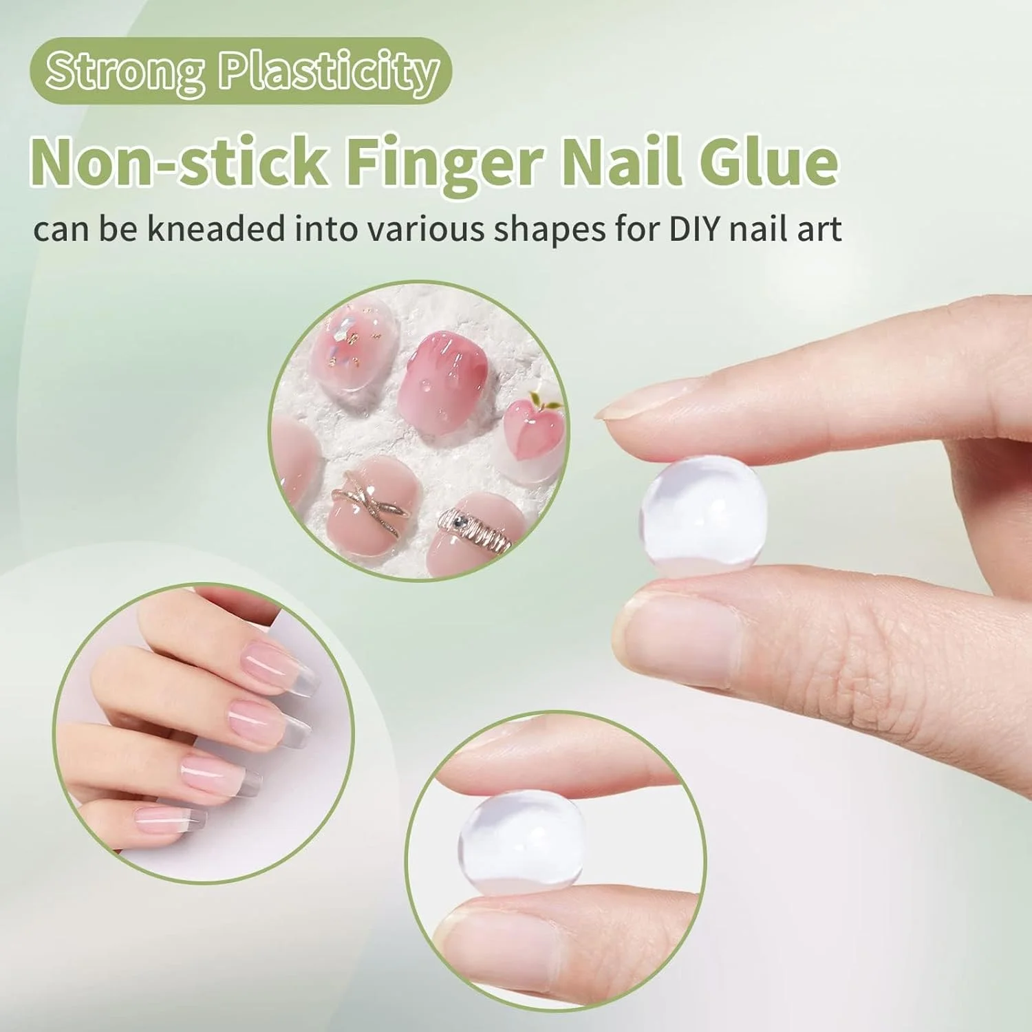 ژل بیلدر جامد برای ناخن، مجسمه سازی ناخن MAKINGTEC، ژل بیلدر جامد غیر چسبنده، ژل های اکستنشن سخت ارتقا یافته، ژل های مجسمه سازی سه بعدی برای طراحی ناخن سالن هنر ناخن (شفاف)