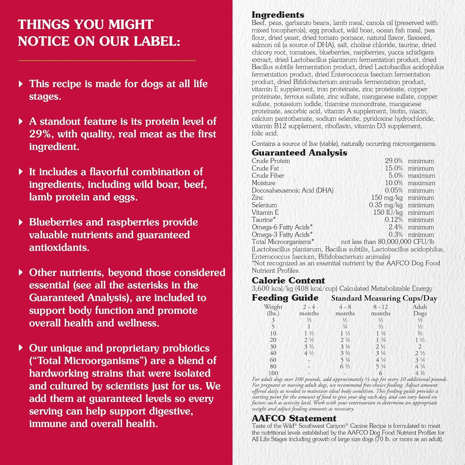 غذای خشک سگ طعم طبیعت، بدون غلات، با پروتئین بالا، دستور پخت گوشت واقعی Southwest Canyon، ممتاز، 2.27 کیلوگرم