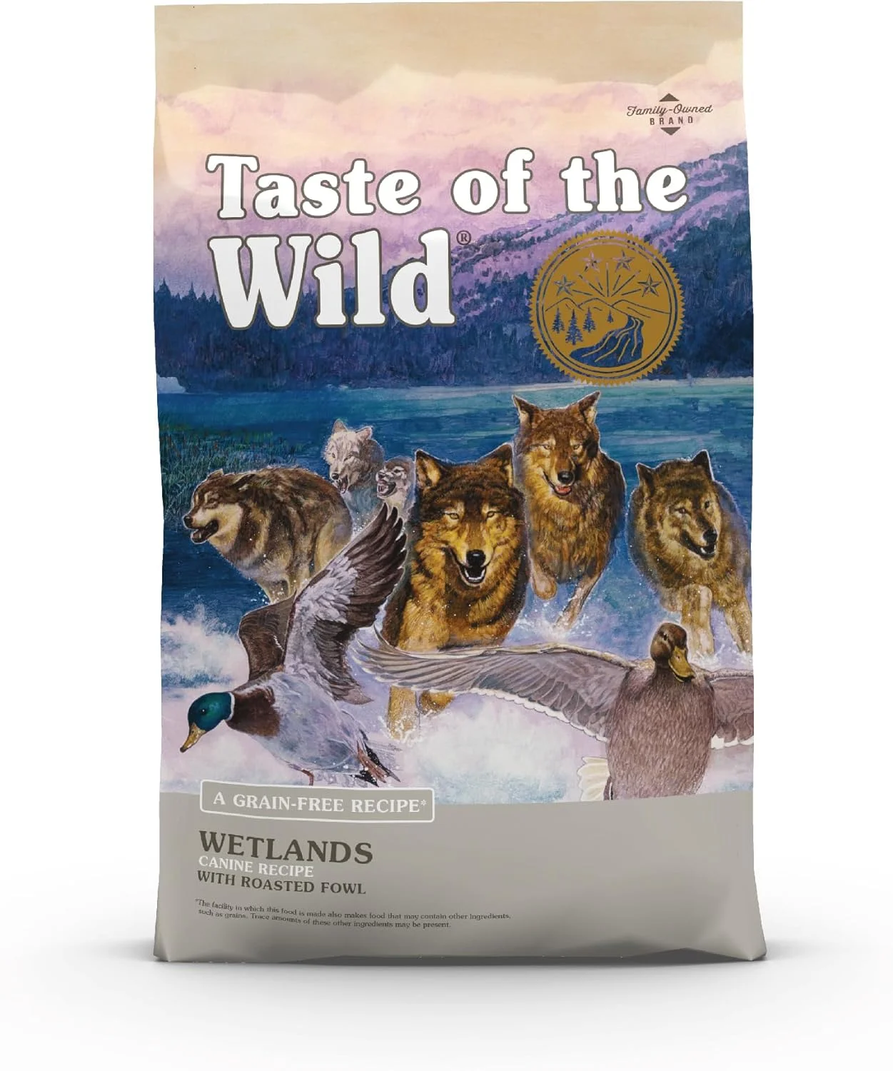 غذای خشک سگ بدون غلات Taste Of The Wild با پروتئین بالا، طعم مرغابی کبابی شده - 12.7 کیلوگرم