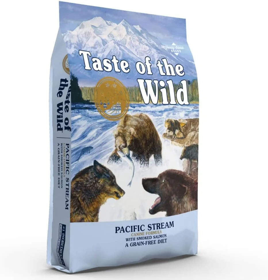غذای خشک سگ Taste of the Wild مدل Pacific Stream Canine (ماهی سالمون دودی) 2 کیلوگرمی