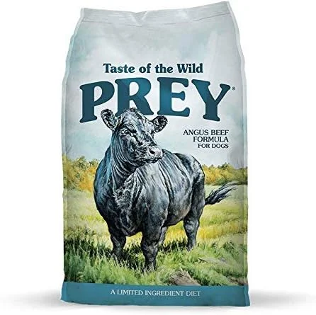 غذای خشک سگ Taste of The Wild Prey، فرمول گوشت گاو آنگوس با مواد اولیه محدود، 3.6 کیلوگرم