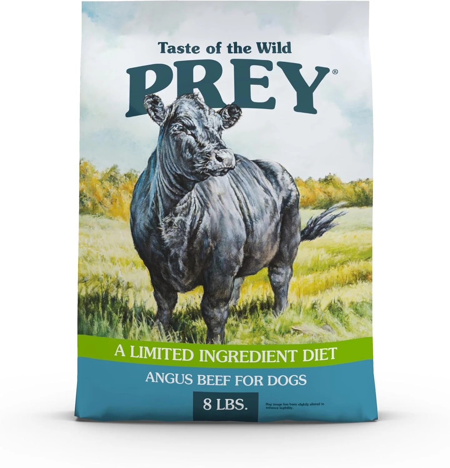غذای سگ Taste of the Wild Prey با فرمول گوشت گاو آنگوس و مواد اولیه محدود 3.6 کیلوگرمی