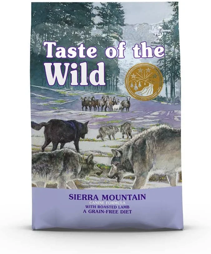 غذای سگ Taste of the Wild Sierra Mountain با گوشت بره کبابی، ۱۲.۲ کیلوگرم