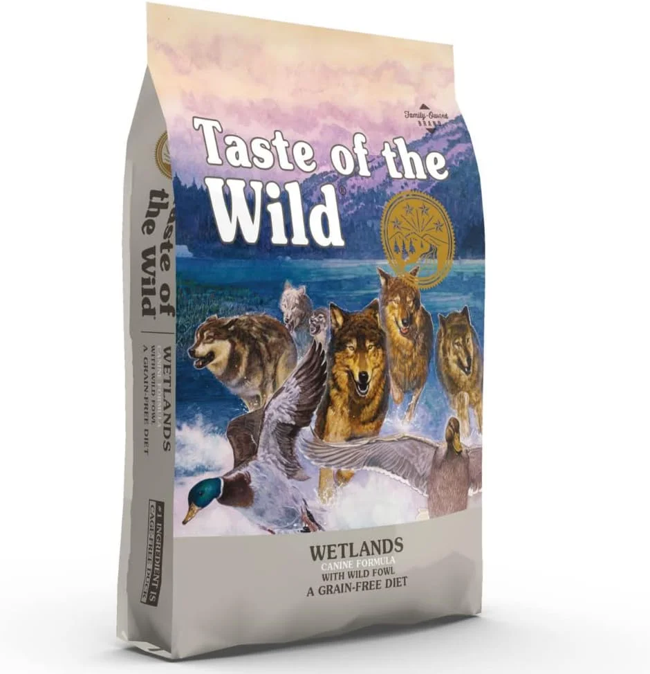 غذای خشک سگ Taste of the Wild مدل Wetlands Canine (پرندگان شکاری) 2 کیلوگرم - مخصوص بزرگسالان