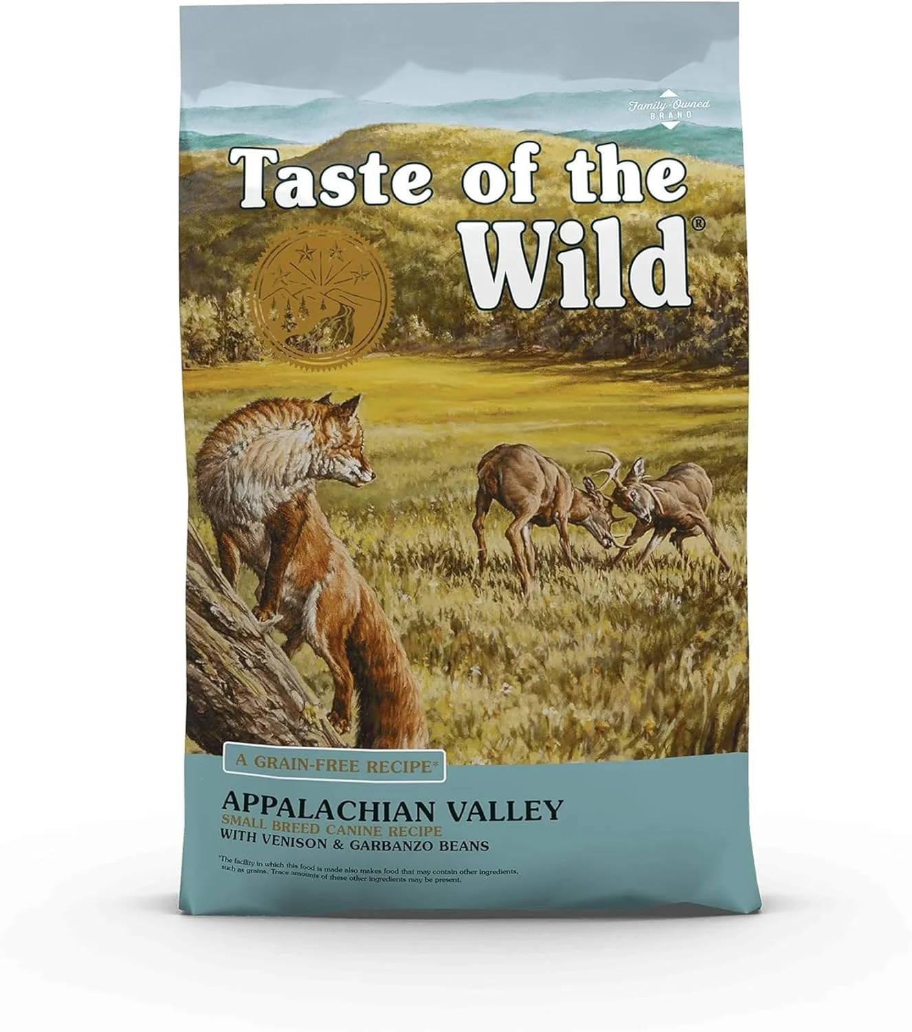 غذای خشک سگ نژاد کوچک Taste of the Wild Appalachian Valley با گوشت گوزن و نخود، پروتئین بالا، 12.2 کیلوگرم