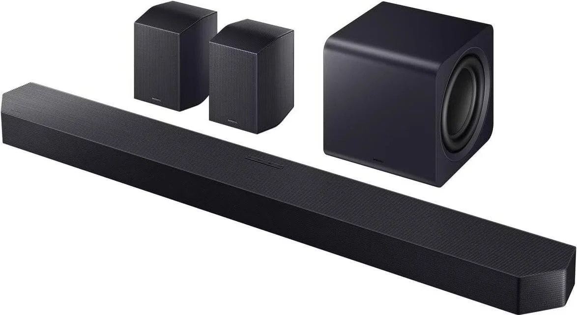 ساندبار سامسونگ HW-Q990F/ZF 2025 - Dolby Atmos Wireless، Q-Symphony، 11.1.4 کانال، SpaceFit Sound Pro و سازگار با دستیارهای صوتی