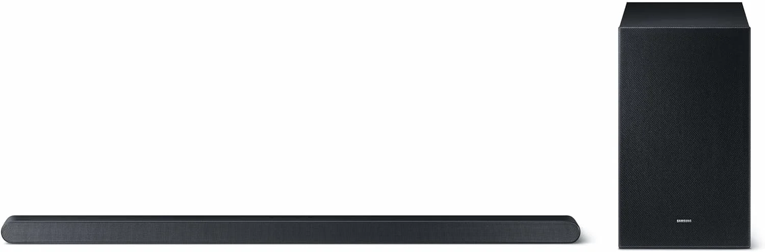 ساندبار فوق باریک سامسونگ HW-S710D 3.1 کاناله برای تلویزیون، اسپیکر بلوتوثی با طراحی فوق باریک، Dolby Atmos/DTS:X بی‌سیم، Q-Symphony [2024] (بازسازی شده)